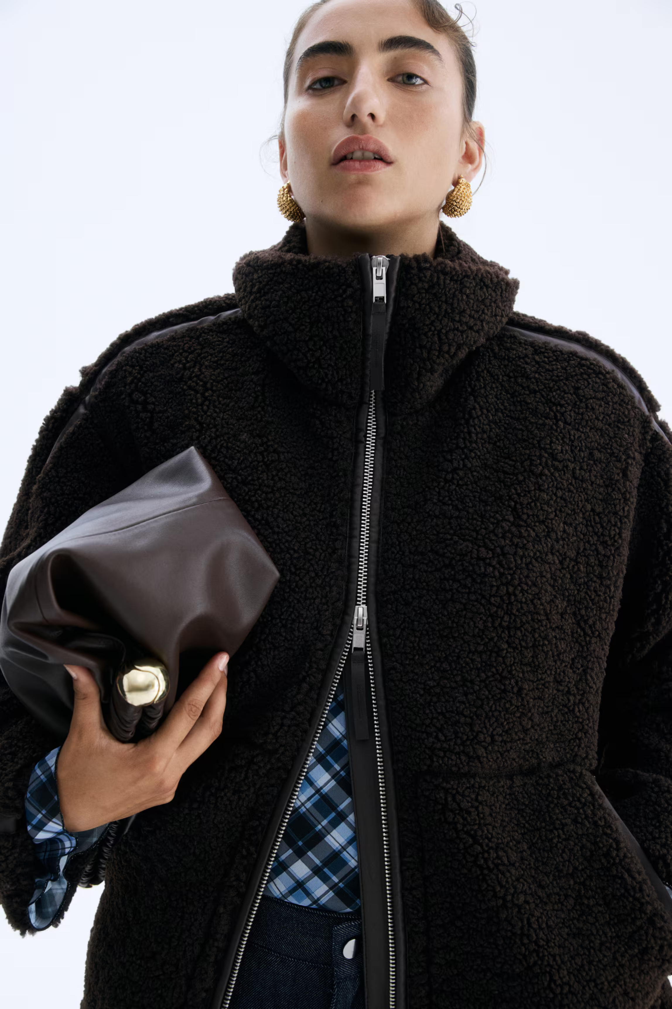 Aviana | Veste polaire ample en peluche