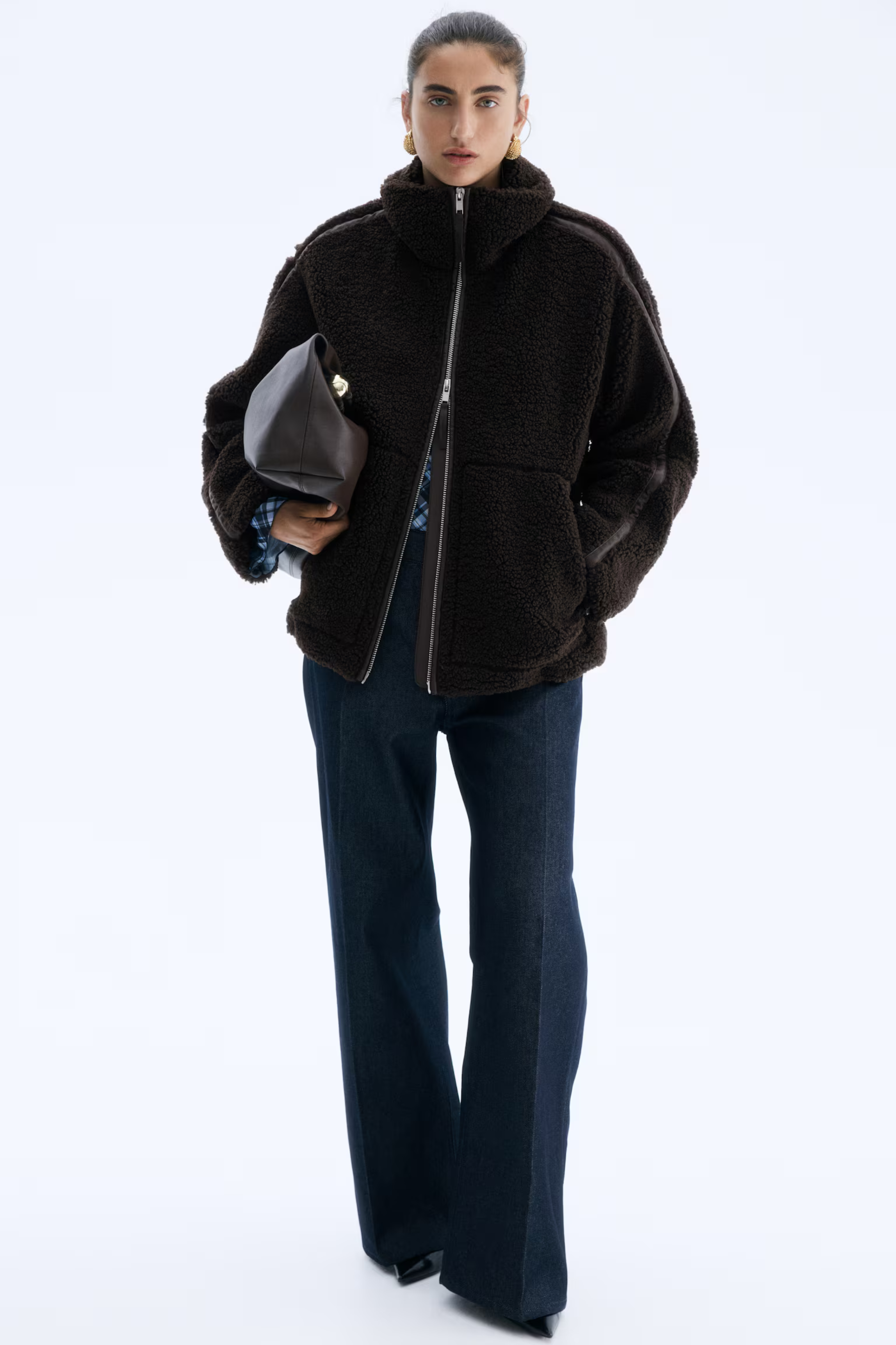 Aviana | Veste polaire ample en peluche